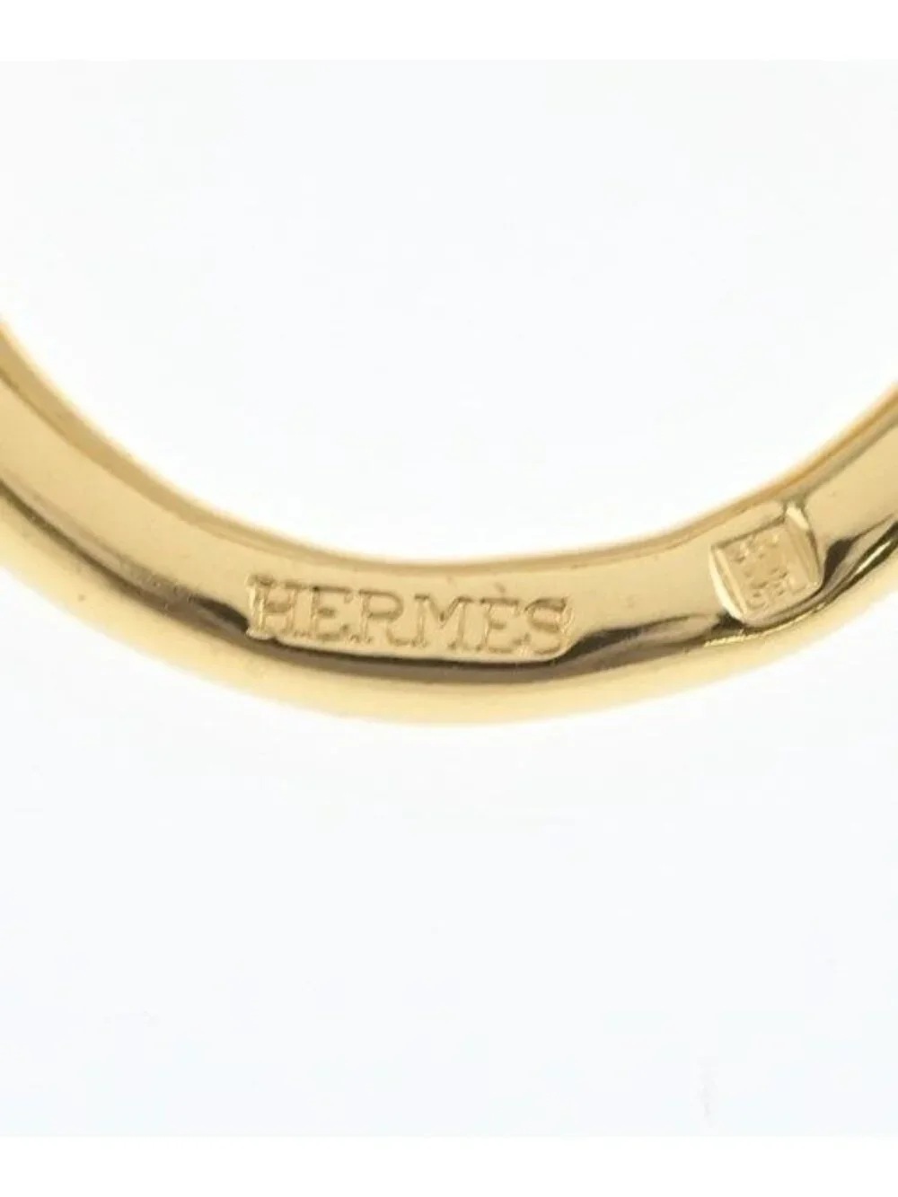 Hermes Scarf Rings Gold